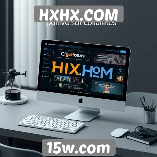 Recursos e funcionalidades do site HXHX.COM